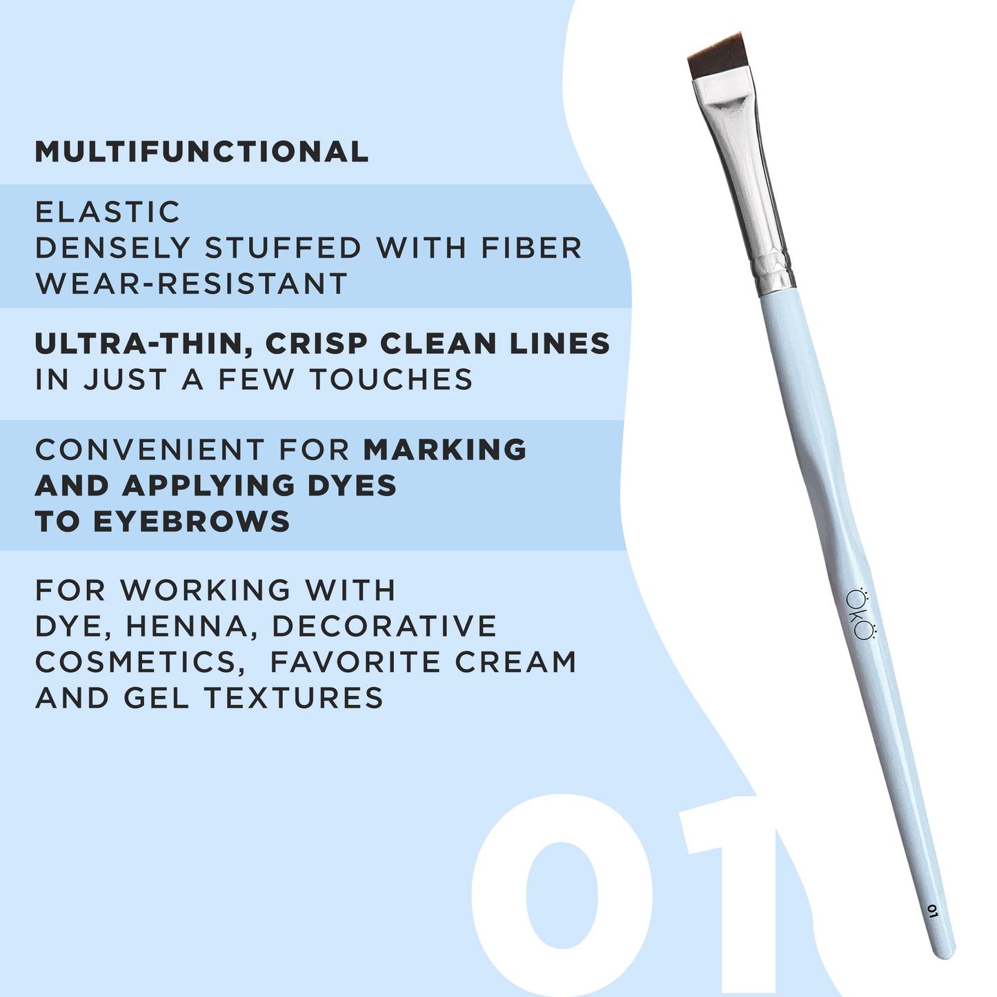 OkO - Large Angled Brush (#1)