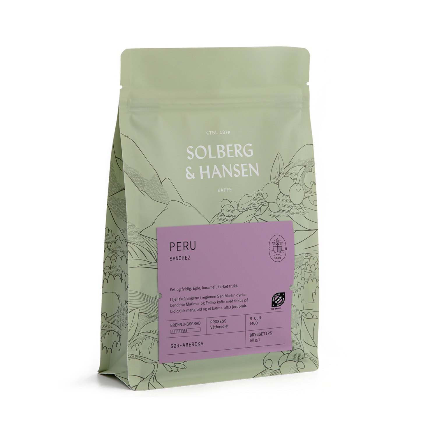 Solberg & Hansen Sanchez - Peru | Hele bønner (250 g)