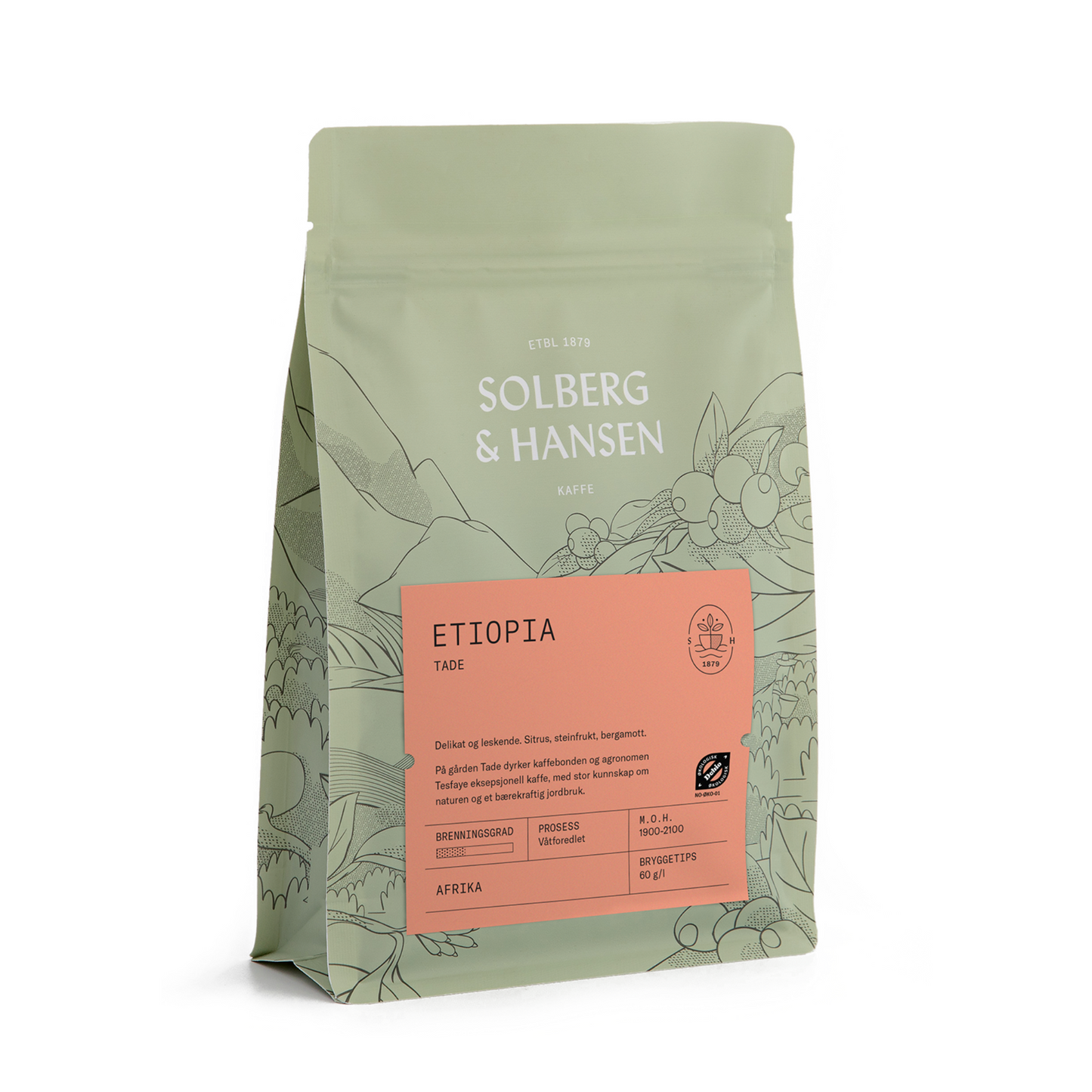 Solberg & Hansen Tade - Etiopia | Hele bønner (250 g)