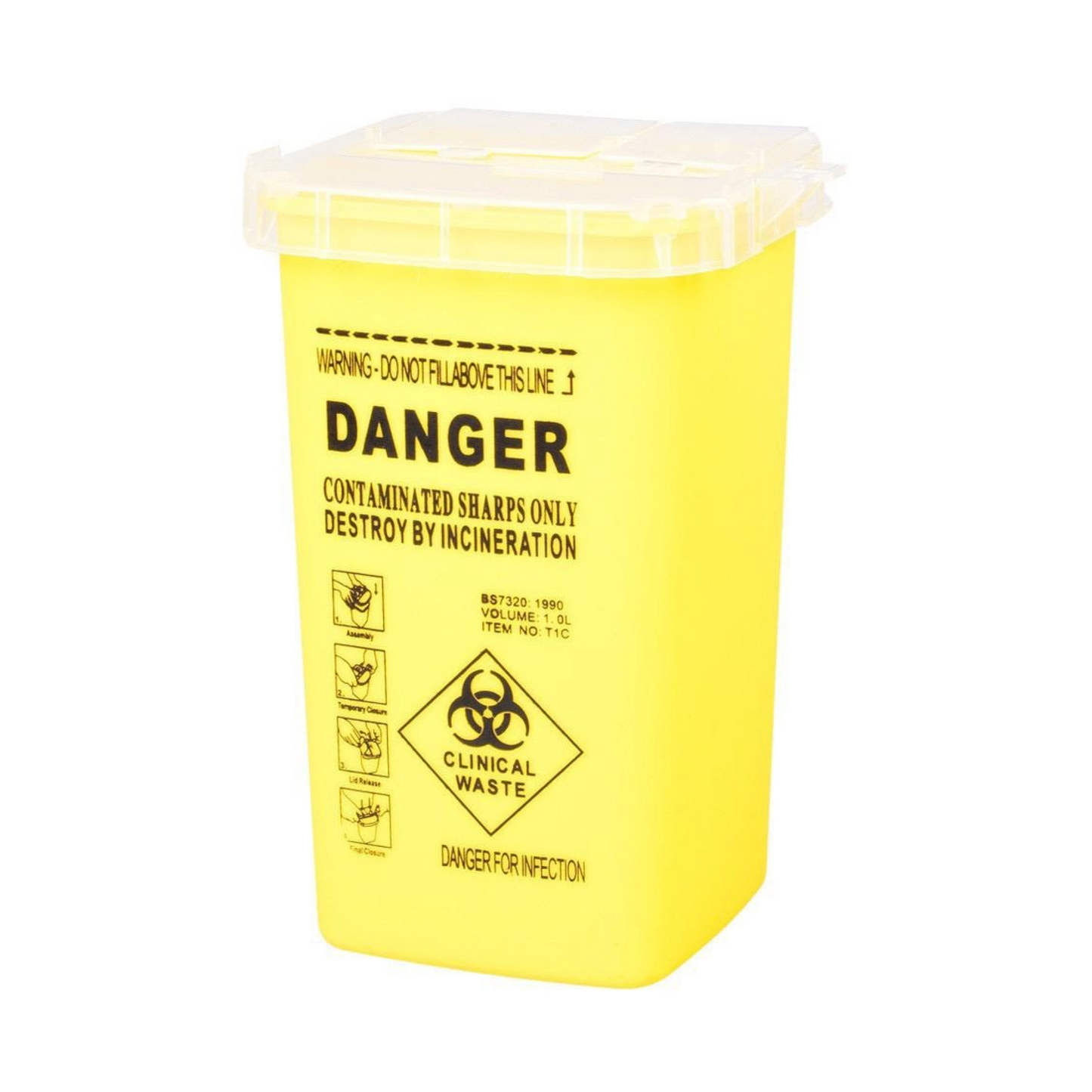 k • PRO Kanylebeholder / Sharps Container 1 L