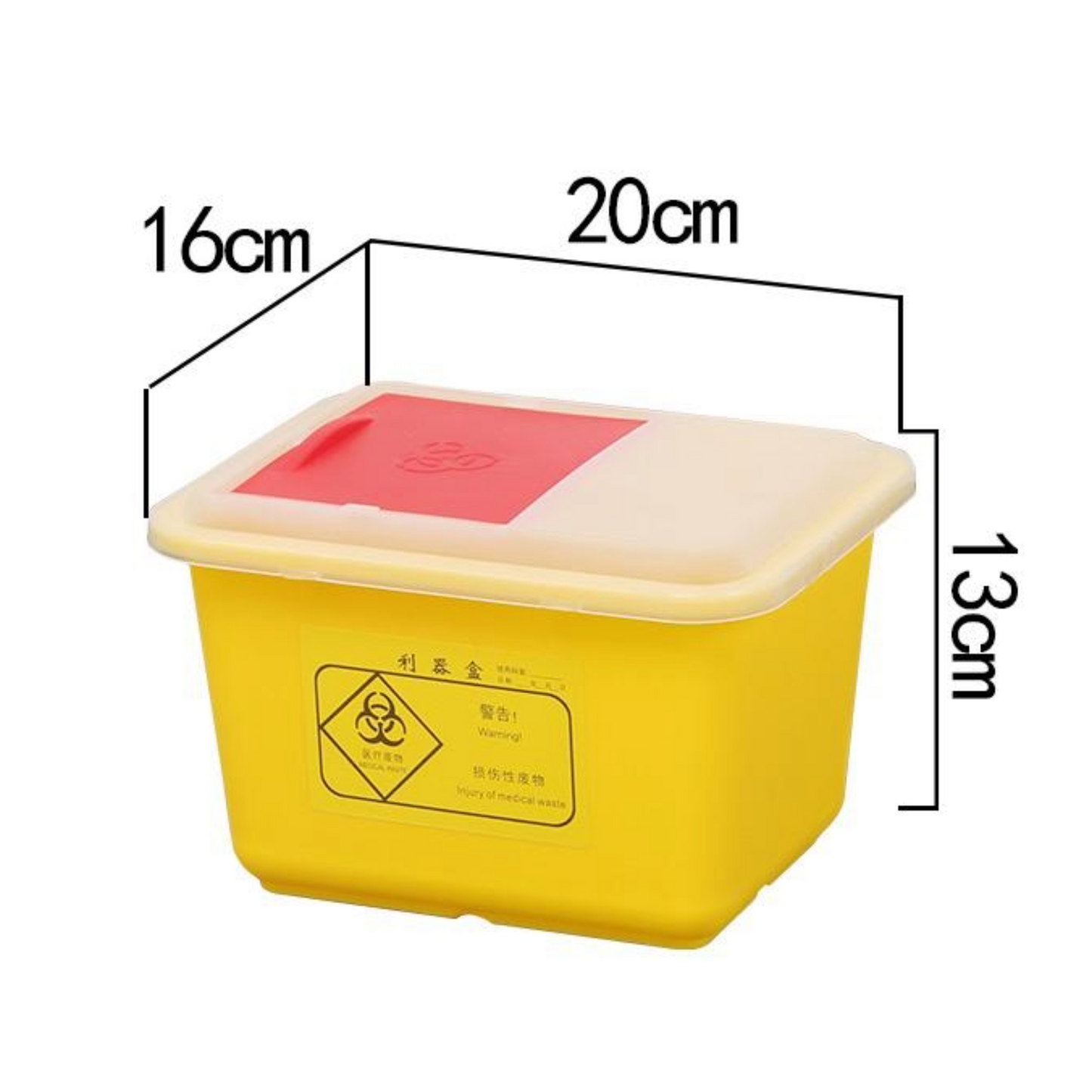 k • PRO Kanylebeholder / Sharps Container 3 L Gul