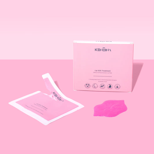 Kenzina Lip SOS Treatment Biodegradable Masks - Box of 7 Pairs