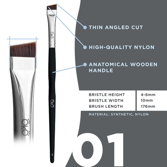 OkO - Large Angled Brush #1 BLACK EDITION
