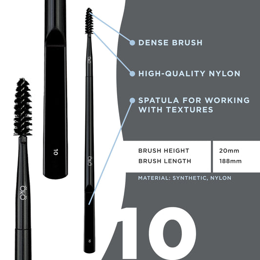 OkO - Double-Sided Brush #10 BLACK EDITION