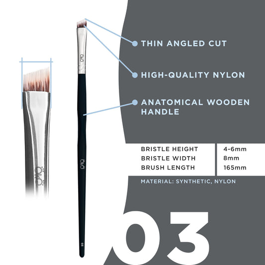 OkO - Angled Brush #3 BLACK EDITION