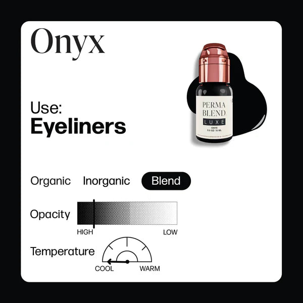 Perma Blend Luxe PMU Ink - Onyx 15 ml