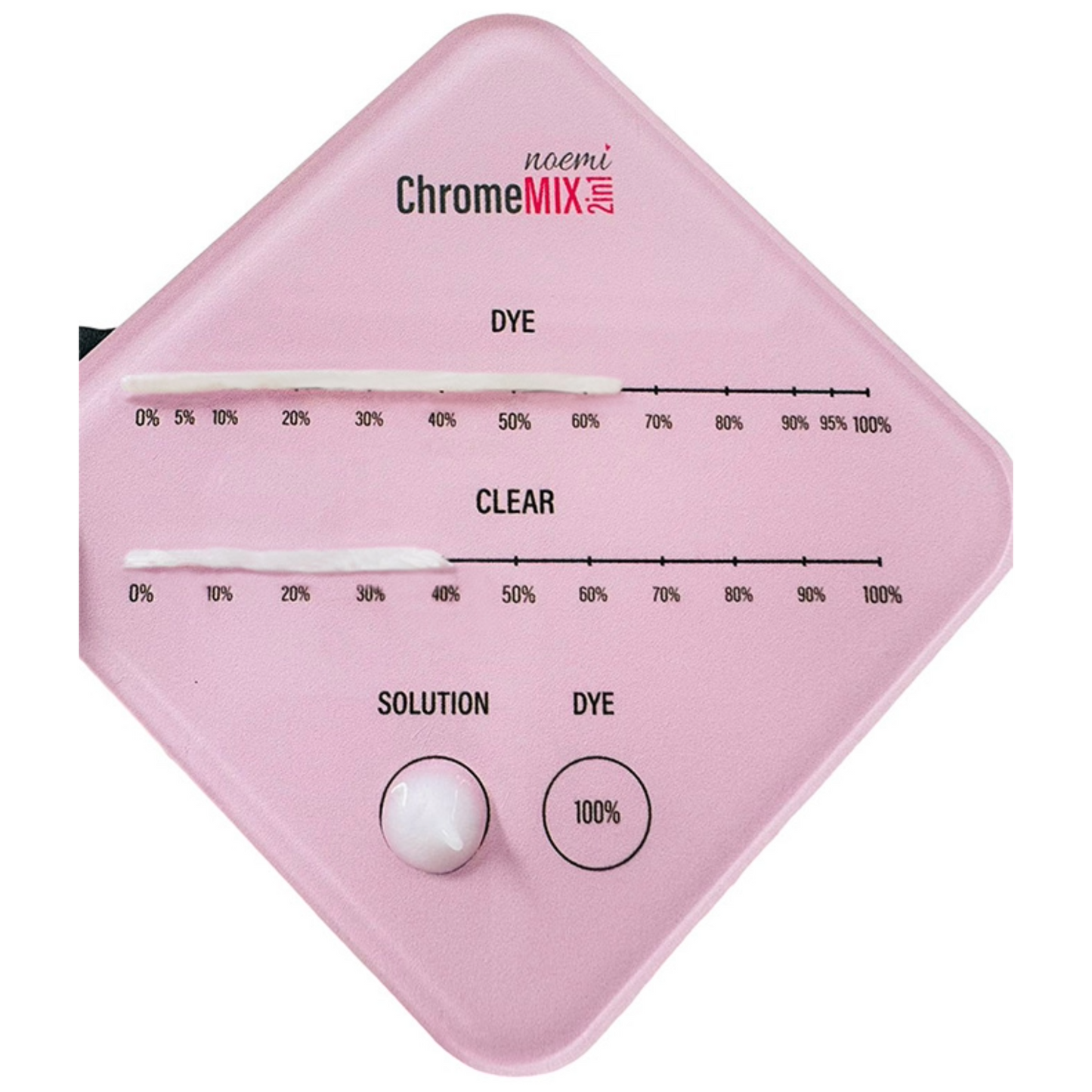 NOEMI - Chrome Mix 2 in 1 Ratio Tool (Square)