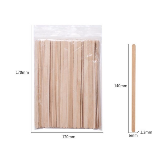 k • PRO - Brow Spatula 140 x 6 mm (100 stk)