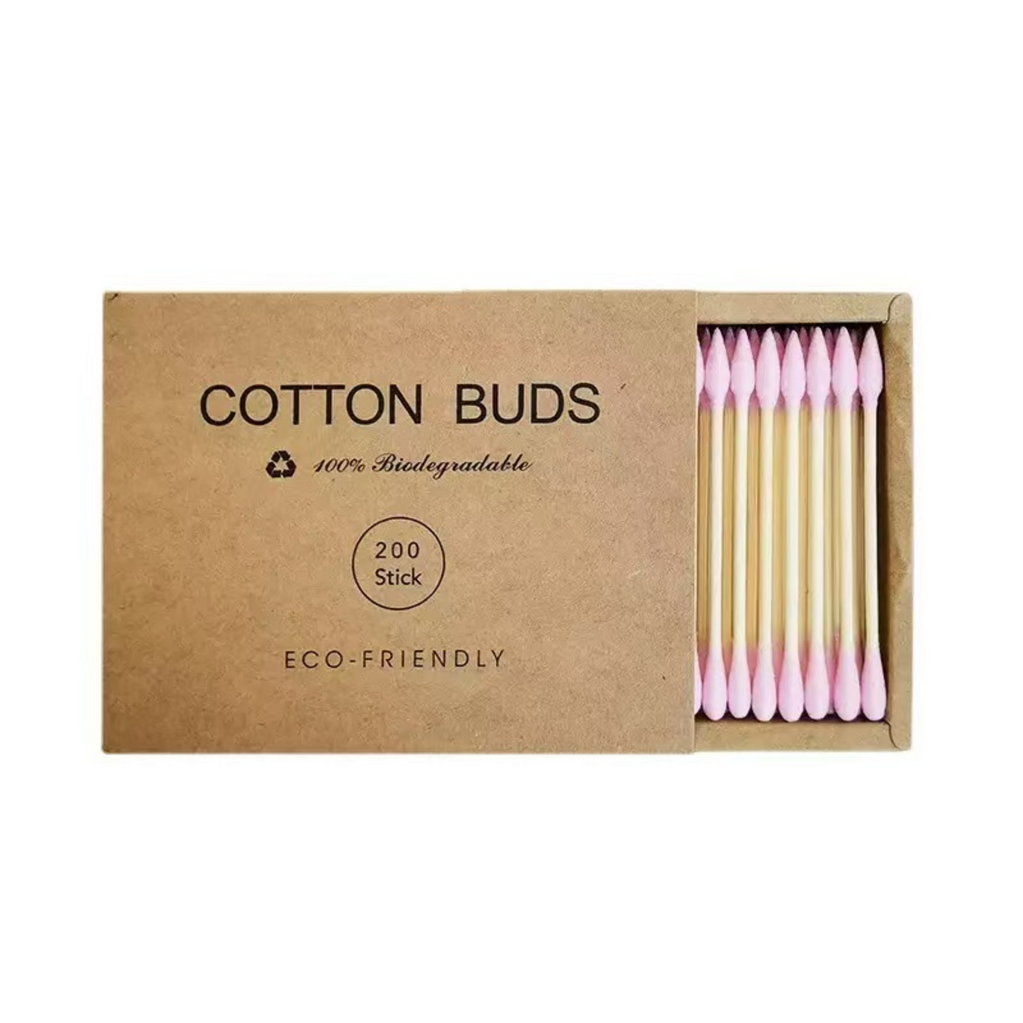 k • PRO - ECO Q-Tips (Spiss tupp - 200 stk)