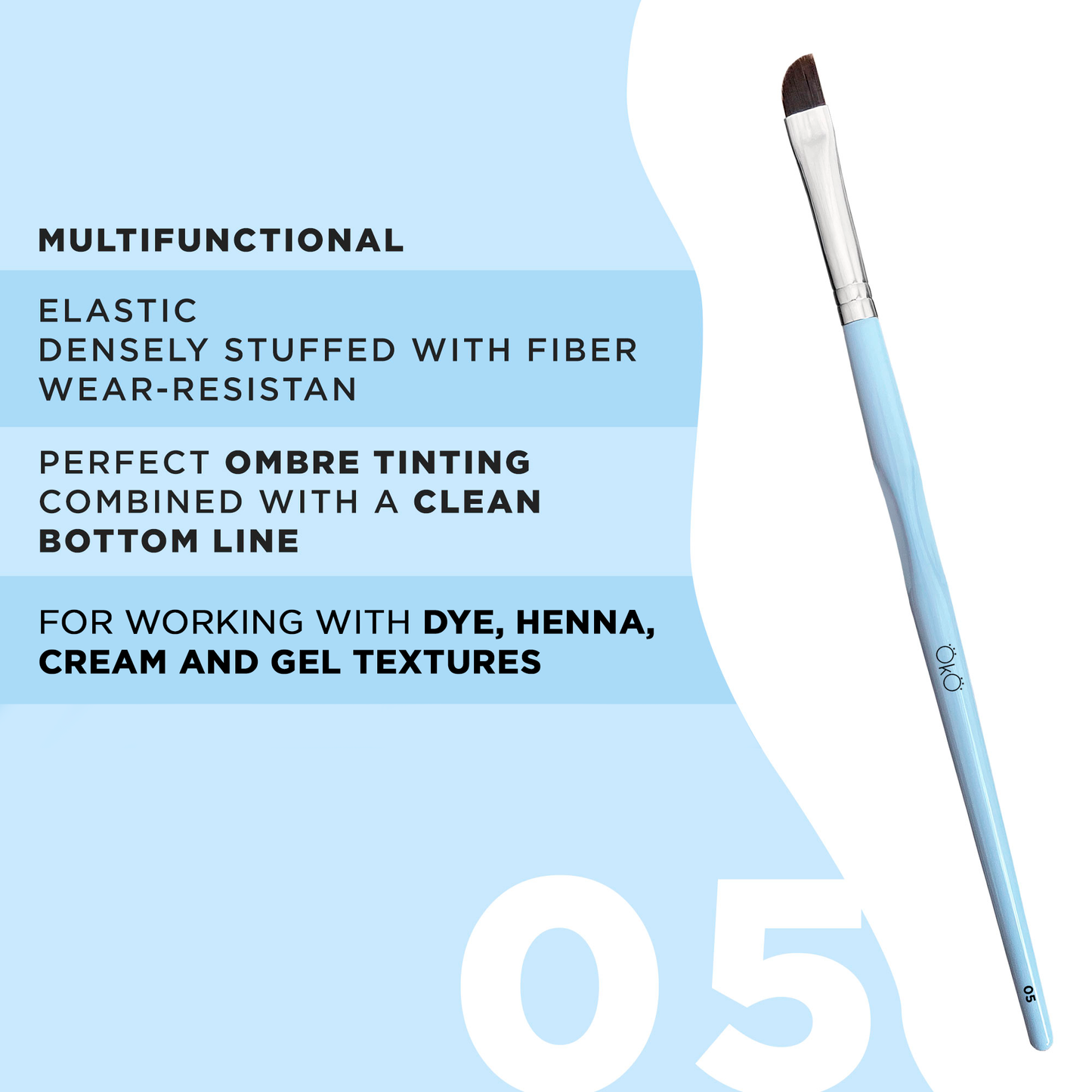 OkO - Soft Angled Brush (#5)