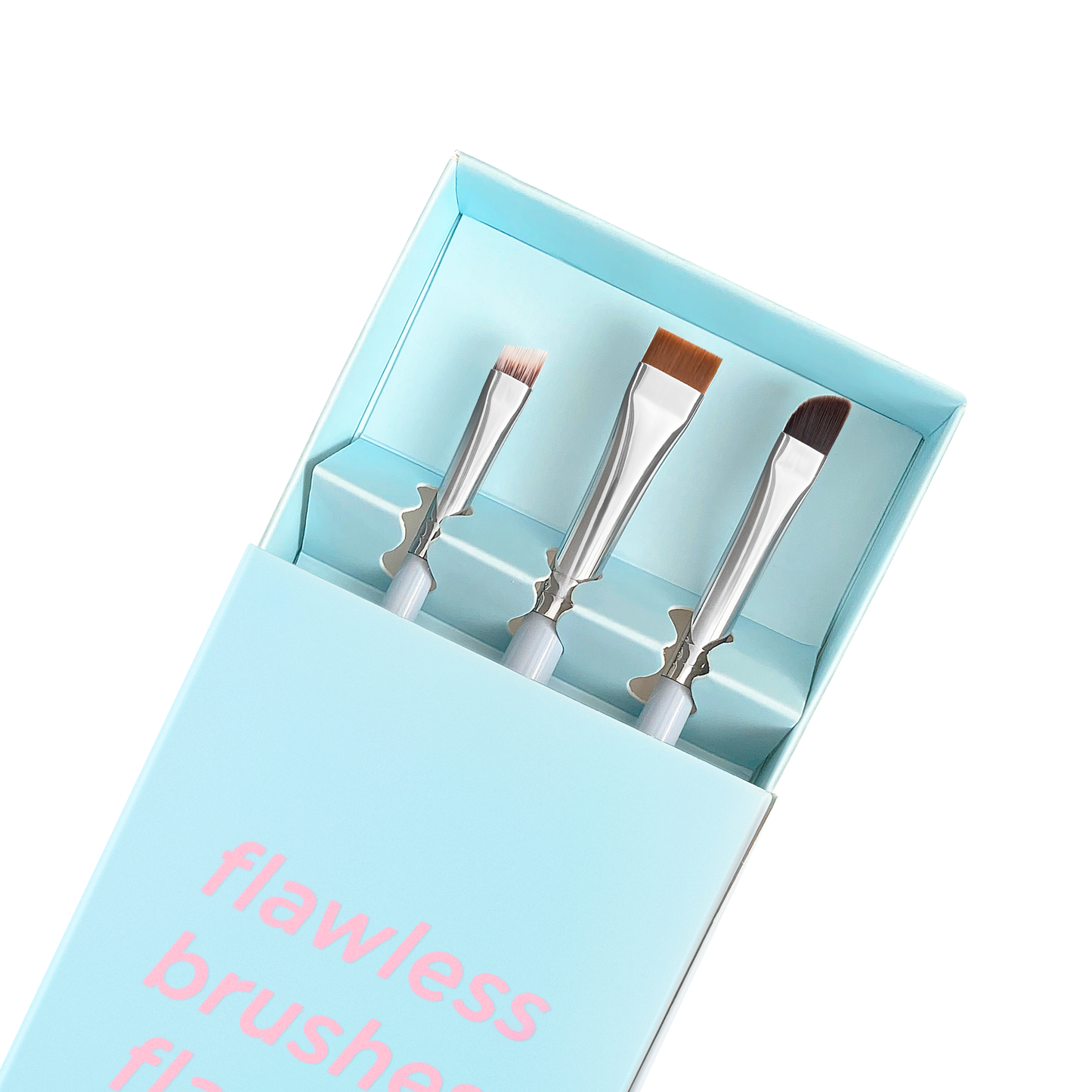 OkO "Flawless Brushes Flawless Brows" Brush Set (3 stk)