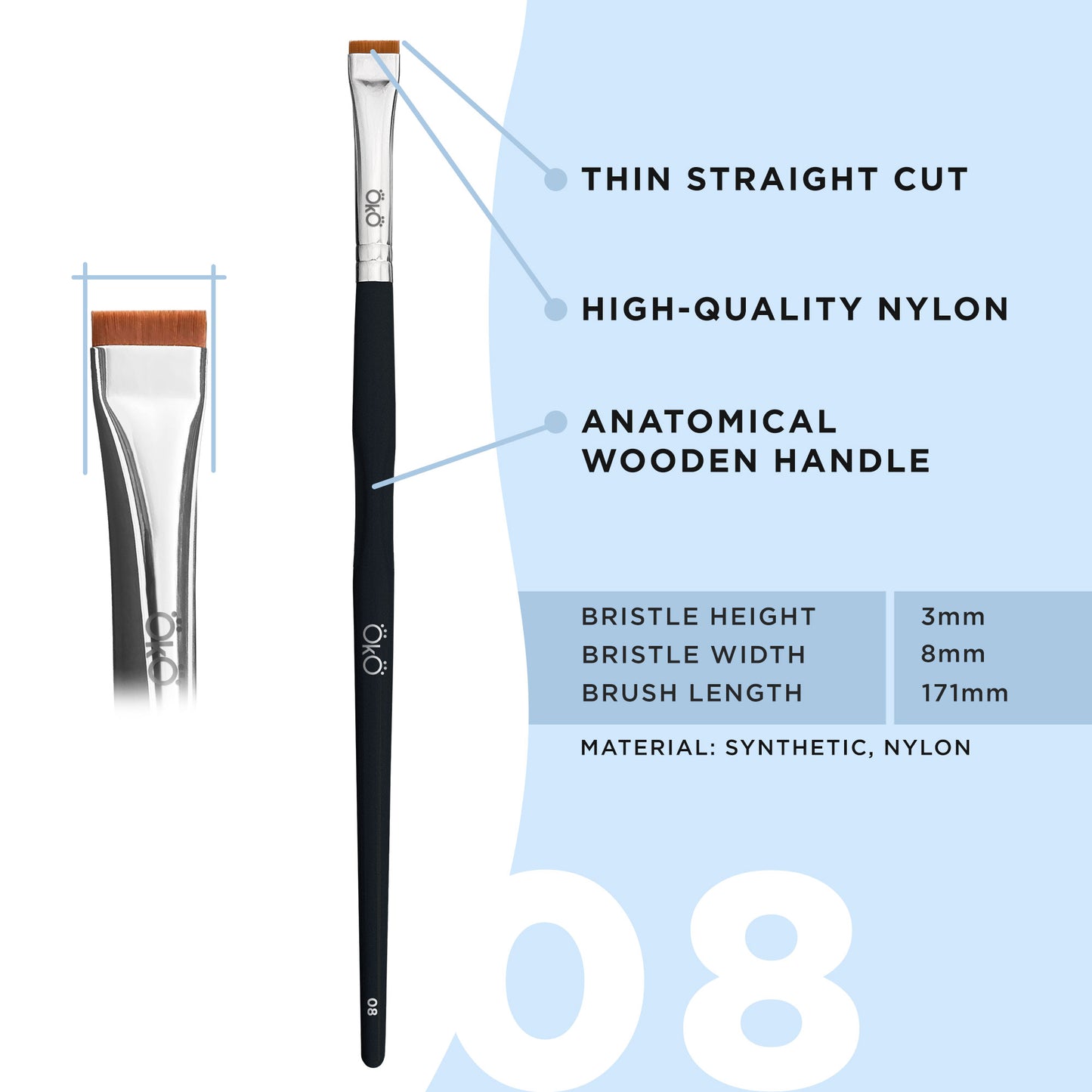 OkO - Flat Brush (#8)