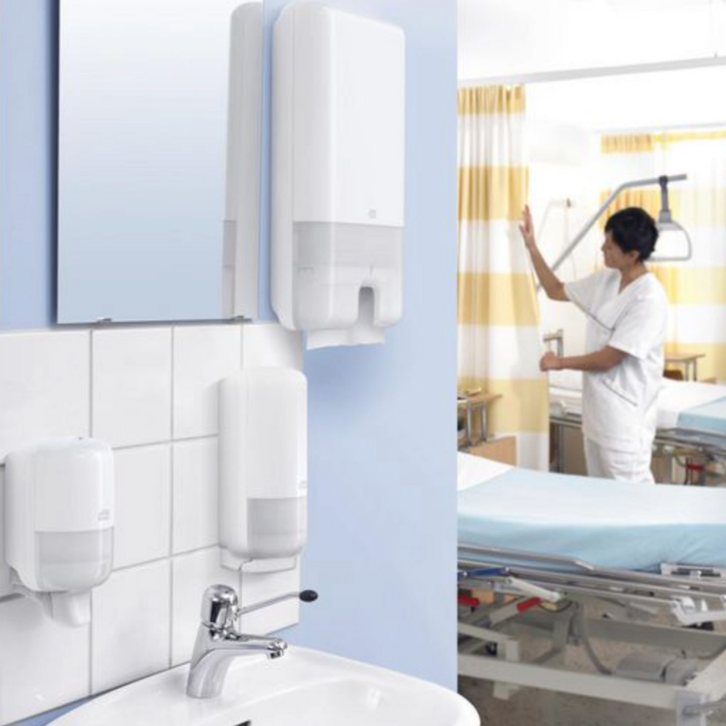 TORK Mini Dispenser Tørkeark H2 Hvit