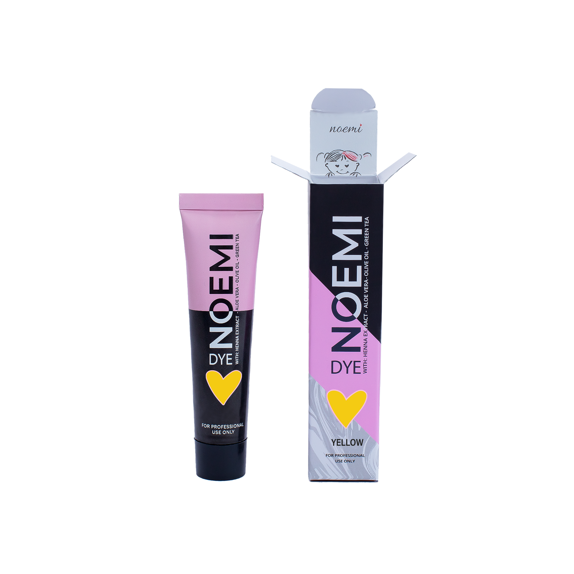 Noemi Hybrid Lash & Brow Dye  farge yellow