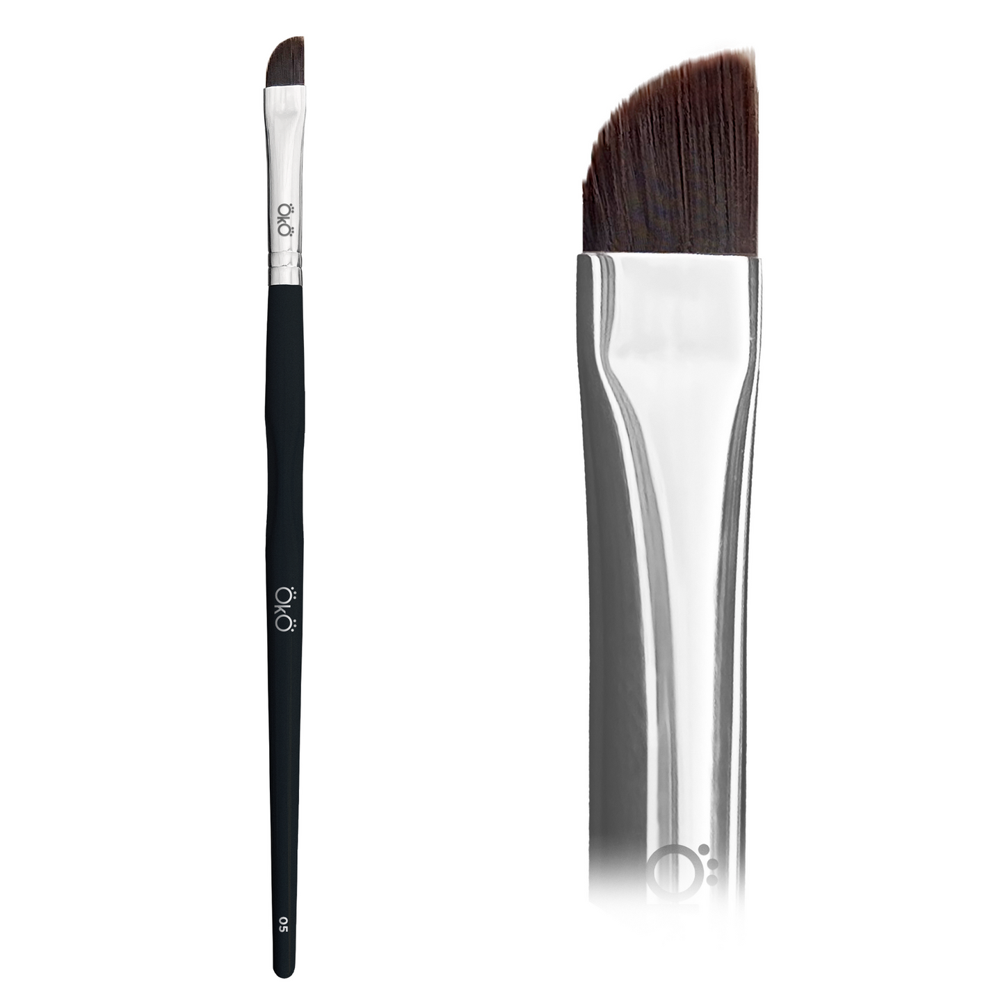 OkO - Soft Angled Brush #5 BLACK EDITION