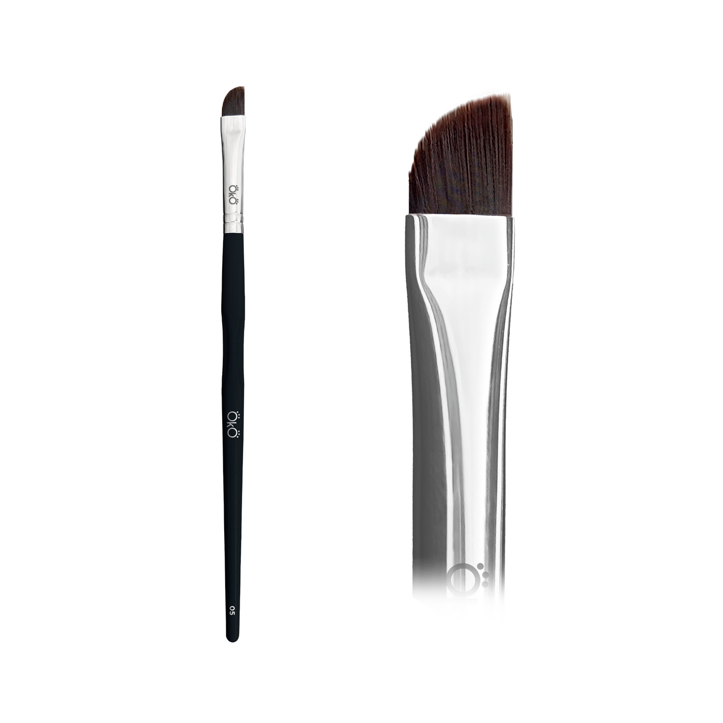 OkO - Soft Angled Brush #5 BLACK EDITION