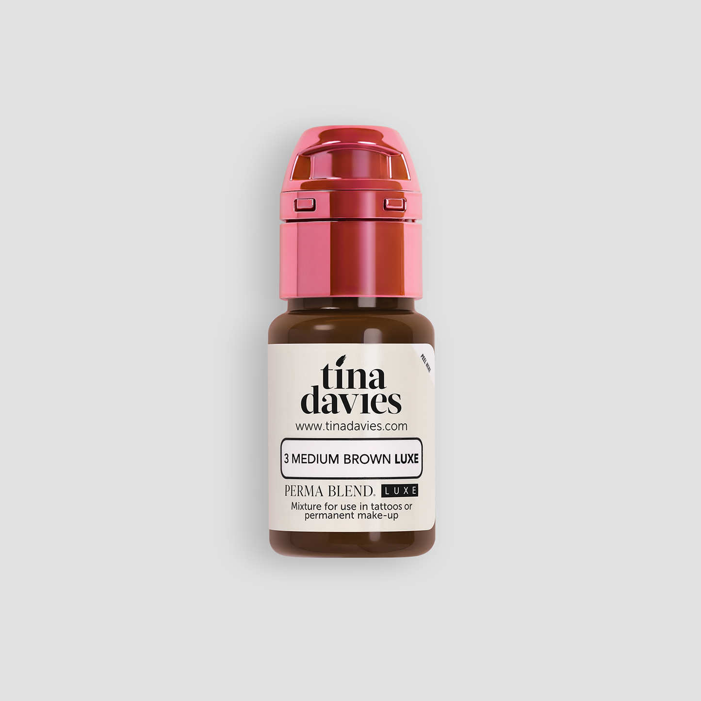 Perma Blend Luxe PMU Ink - Tina Davies Medium Brown Luxe 15 ml