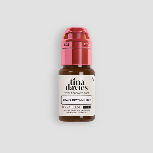 Perma Blend Luxe PMU Ink - Tina Davies Dark Brown Luxe 15 ml