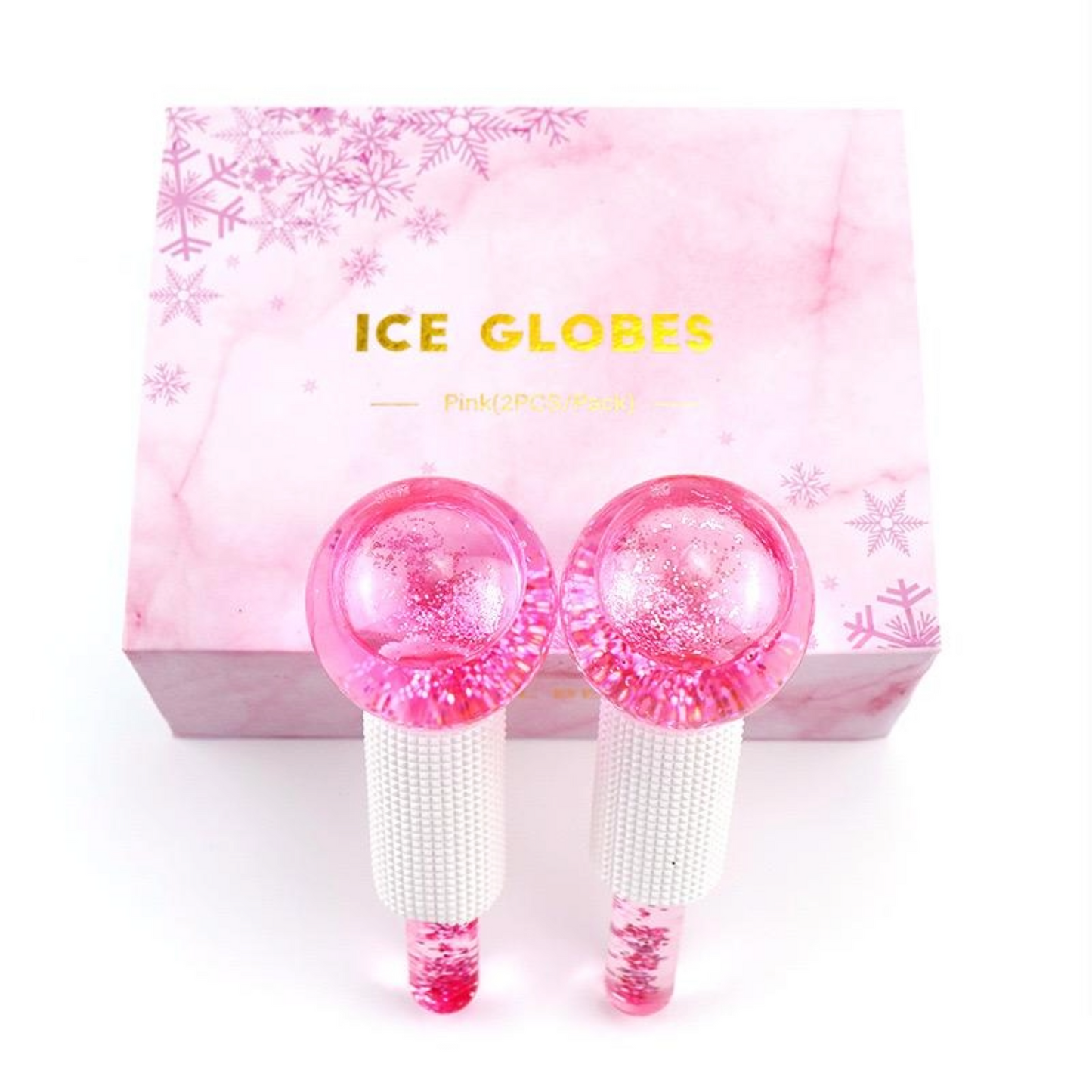 Ice Globe Face Shapers | Massasjekuler til ansikt Rosa