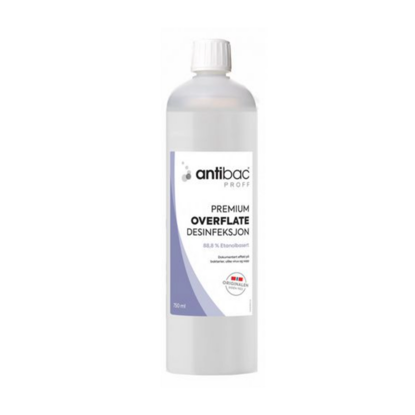 Antibac Premium Overflatedesinfeksjon 88,8 % 0,75 L