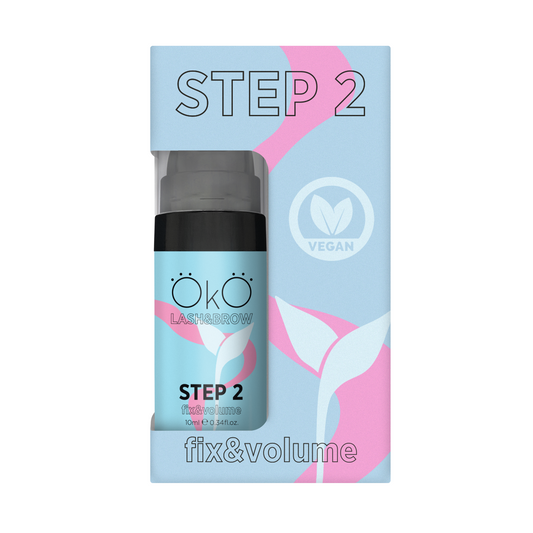 OkO STEP 2 FIX & VOLUME Eyelash and Eyebrow Laminating Agent (10 ml)