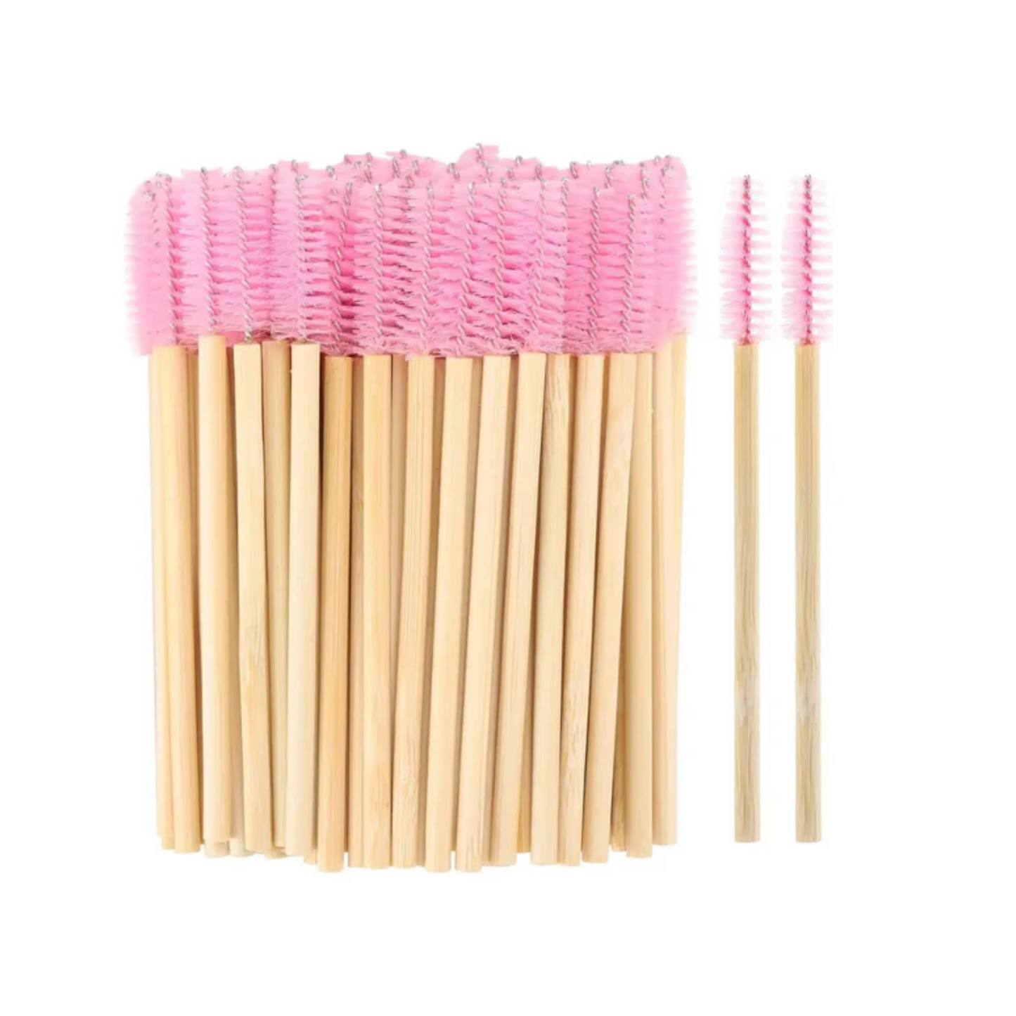 k • PRO - Bamboo Eyebrow Spoolie - (50 stk)