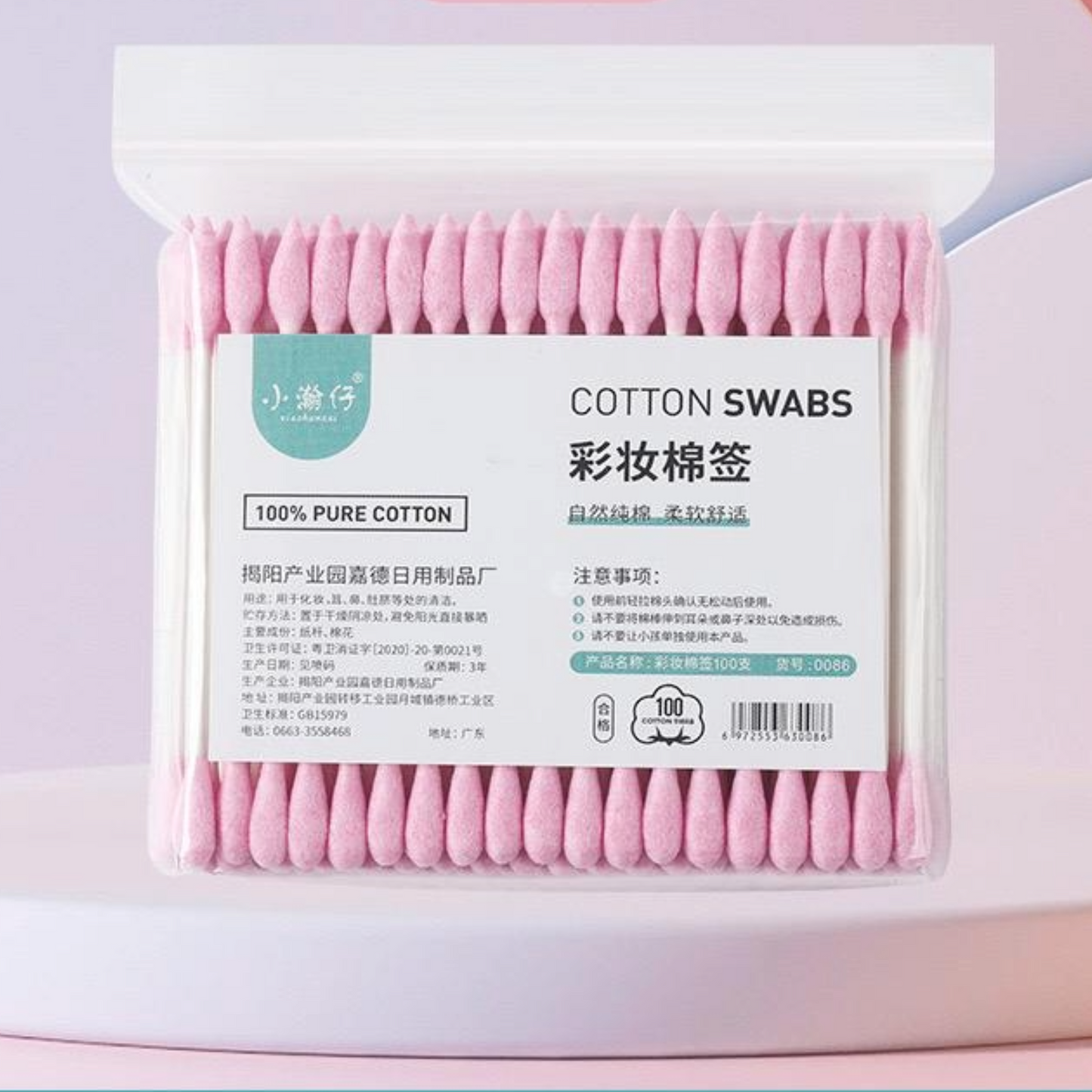 Q-Tips / Cotton Swabs med spiss tupp (100 stk)