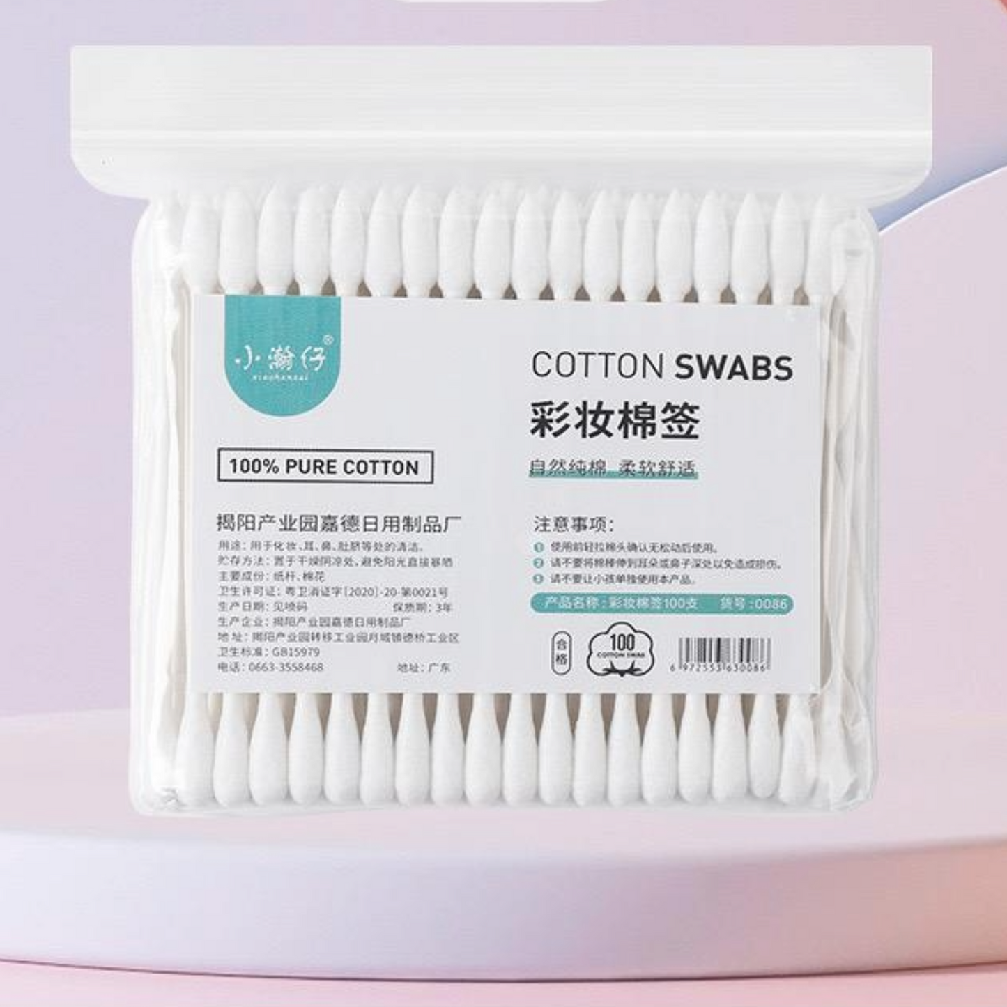 Q-Tips / Cotton Swabs med spiss tupp (100 stk)