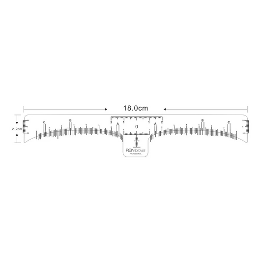 REIN brows Brow Mapping Stickers