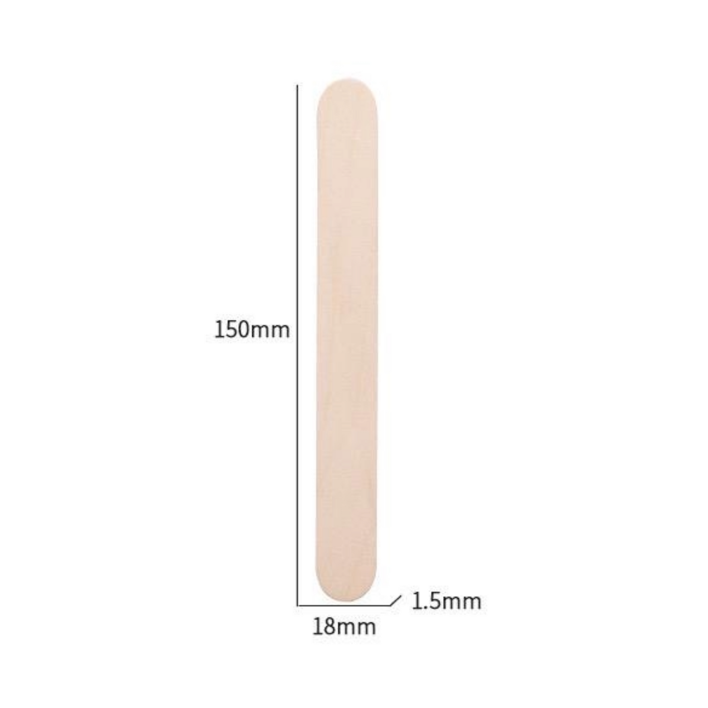 Spatula 150 x 18 mm (100 stk)