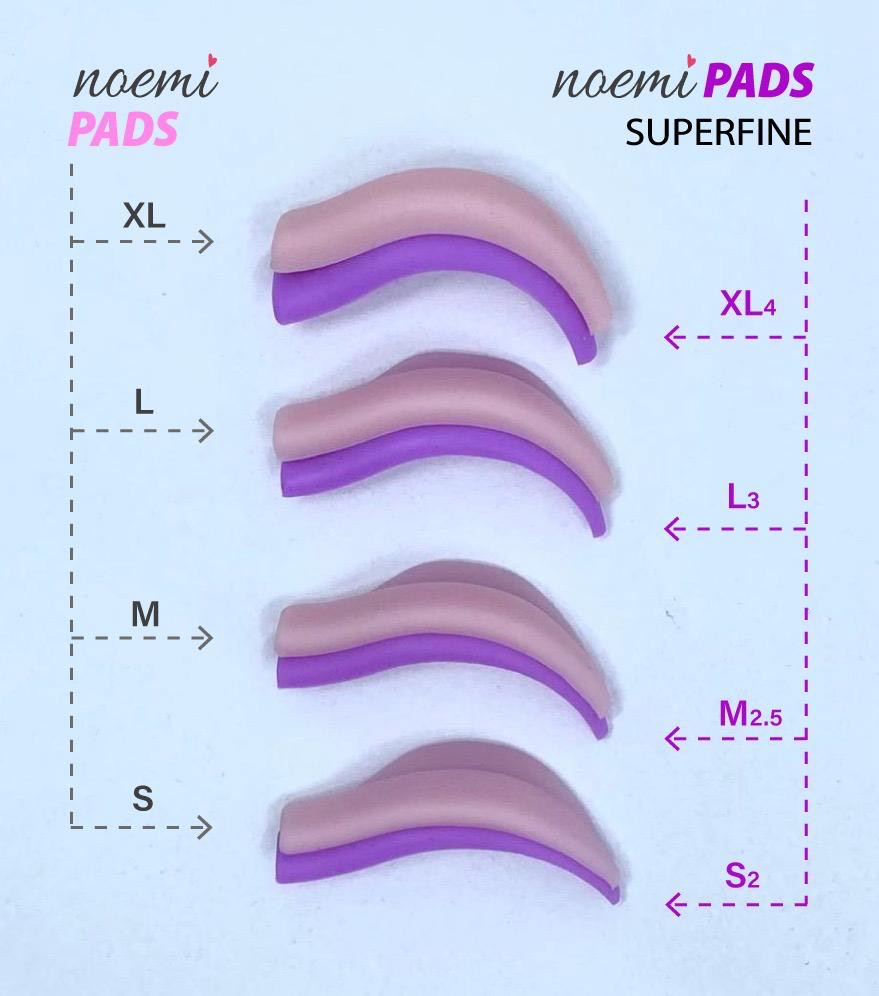 NOEMI - Superfine Premium Silicone Pads (Mixed / 4 pairs)