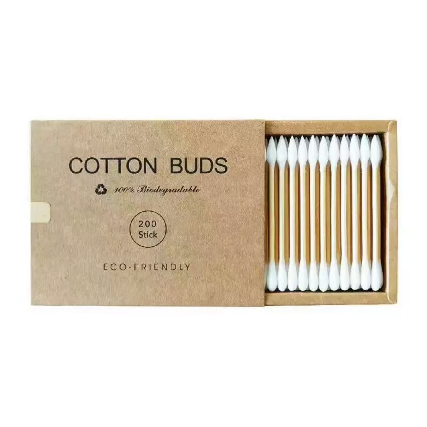k • PRO - ECO Q-Tips (Spiss tupp - 200 stk)